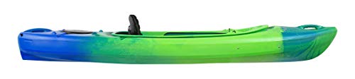 Perception Flash 9.5 Sit-Inside Kayak – Rod Holders & Rear Storage, 41 lb (Earth) - Image 3