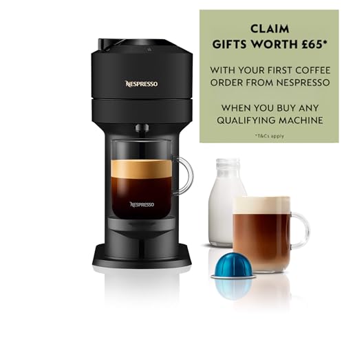 Nespresso Vertuo Next ENV120.BM – Capsule Coffee Maker (5 Sizes) with Centrifusion & Smart Connectivity, Matt Black - Image 3