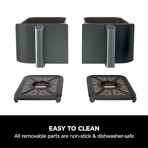 Ninja AF300UK Dual Zone Air Fryer - 7.6L, 2 Drawers, 6-in-1 Cooking, Energy Efficient, Oil-Free, Non-Stick, Dishwasher Safe, Black/Silver - Image 35