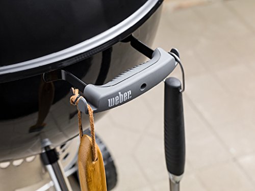 Weber Original Kettle Premium Charcoal Grill – 22-Inch Black BBQ with Hinged Cooking Grate, One-Touch Cleaning System, Heat Retention Lid, and Built-In Thermometer - Image 47
