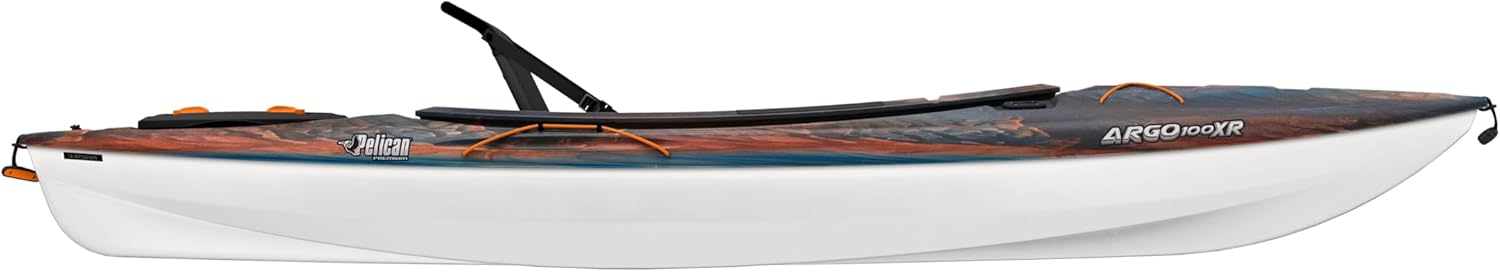 Pelican Argo 100XR 10′ Sit-In Recreational Kayak – Lightweight HDPE Kayak with ERGOCOAST™ Seating & Quick-Lock Hatch (Cosmos) - Image 3