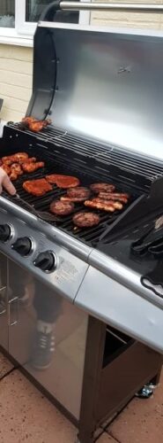 CosmoGrill Pro Deluxe 6+1 Gas Burner BBQ Grill – Large Outdoor Barbecue with Side Burner, Warming Rack, Thermometer & Weatherproof Cover – Black photo review