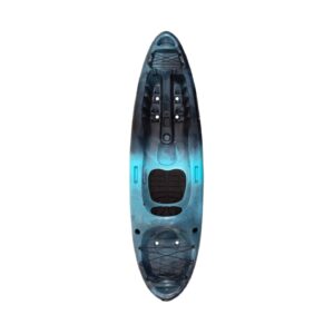 Perception Access 9.5′ Sit-On-Top Recreational Kayak for Adults – High-Back Seat & Rod Holders (Sunset)