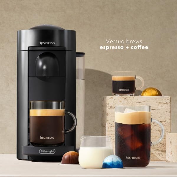 Nespresso VertuoPlus Coffee & Espresso Maker by De'Longhi – Grey | 4 Brew Sizes, 1.18L Removable Tank, Centrifusion Technology - Image 27