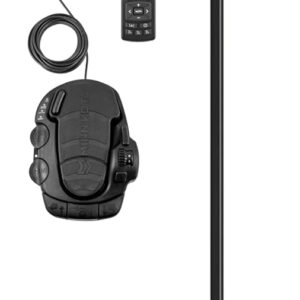 Minn Kota 1358503 Ulterra Quest 90/115 lb Thrust Brushless Bow-Mount Trolling Motor with Spot-Lock®, MEGA Side Imaging®, Wireless Remote, 72″ Shaft, Freshwater