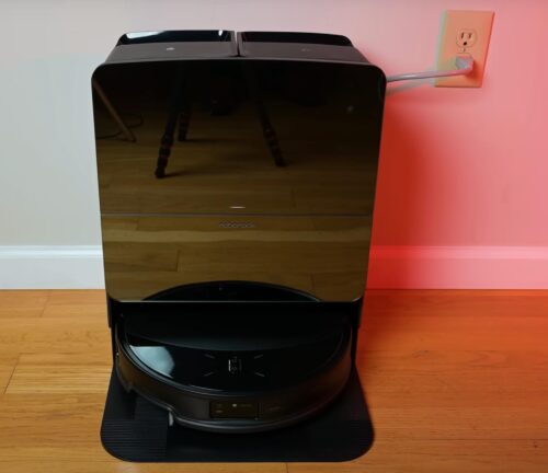 Roborock Saros 10R Robot Vacuum and Mop – Ultra-Slim 3.14”, Powerful Suction, Zero-Tangling, Self-Emptying, Smart Mapping, Hot Air Drying, Pet-Friendly – Black photo review