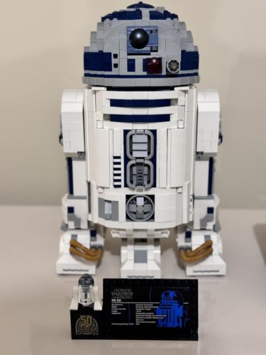 LEGO Star Wars R2-D2 75308 Droid Building Set for Adults, Collectible 3D Display Model with Info Plaque and Hidden Lightsaber, 2314 Pieces photo review