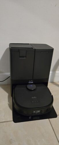 eufy X10 Pro Omni Robot Vacuum and Mop Combo, 8,000Pa Suction, Self-Emptying, Auto Mop Washing & Drying, Dual Auto-Lift Mops, AI Obstacle Avoidance, Black photo review