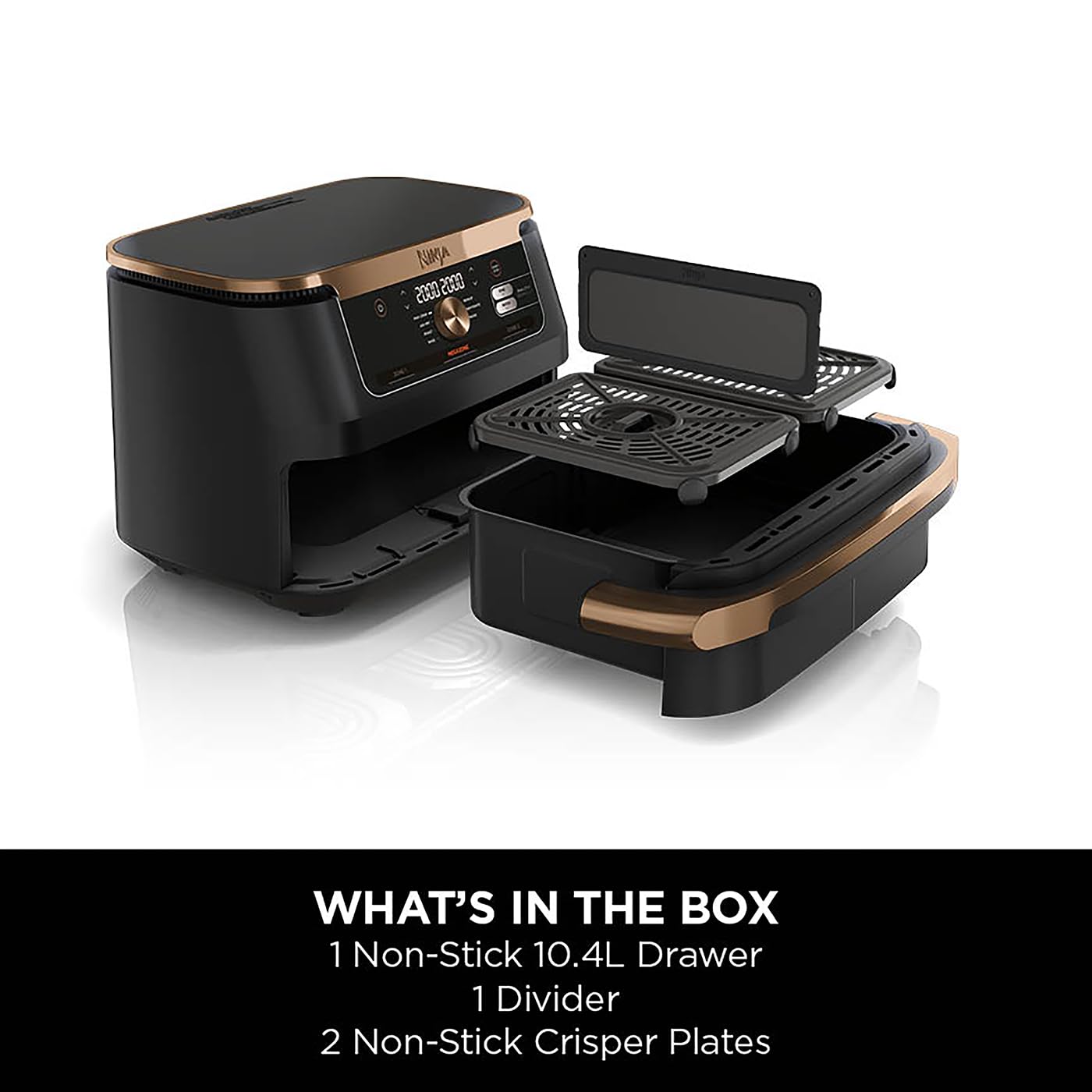 Ninja AF300UK Dual Zone Air Fryer - 7.6L, 2 Drawers, 6-in-1 Cooking, Energy Efficient, Oil-Free, Non-Stick, Dishwasher Safe, Black/Silver - Image 61