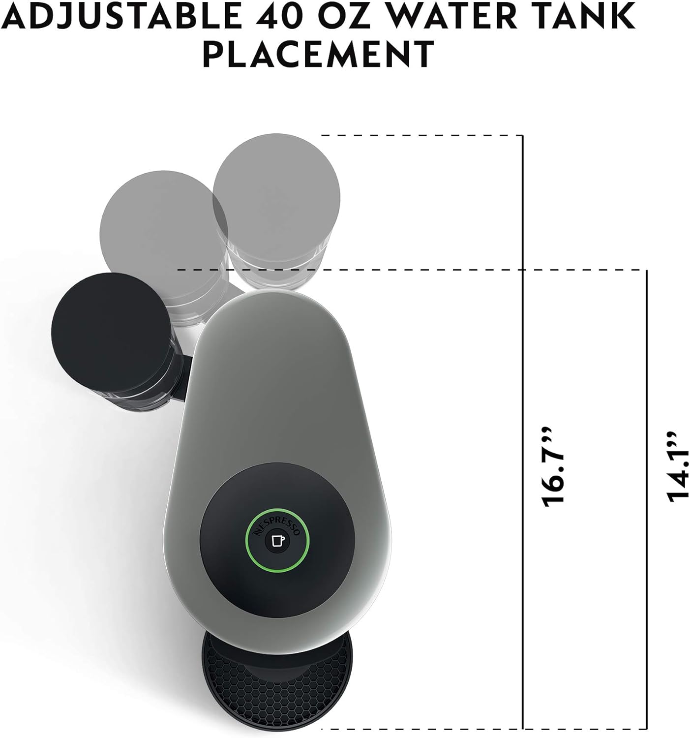 Nespresso VertuoPlus Coffee & Espresso Maker by De'Longhi – Grey | 4 Brew Sizes, 1.18L Removable Tank, Centrifusion Technology - Image 52