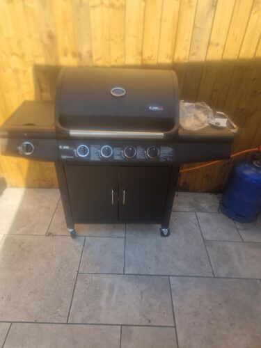 CosmoGrill Pro Deluxe 4+1 Gas Barbecue Grill – 5 Burner Outdoor BBQ with Side Burner, Warming Rack, Thermometer – Large Family Garden Grill (Model 93411) photo review