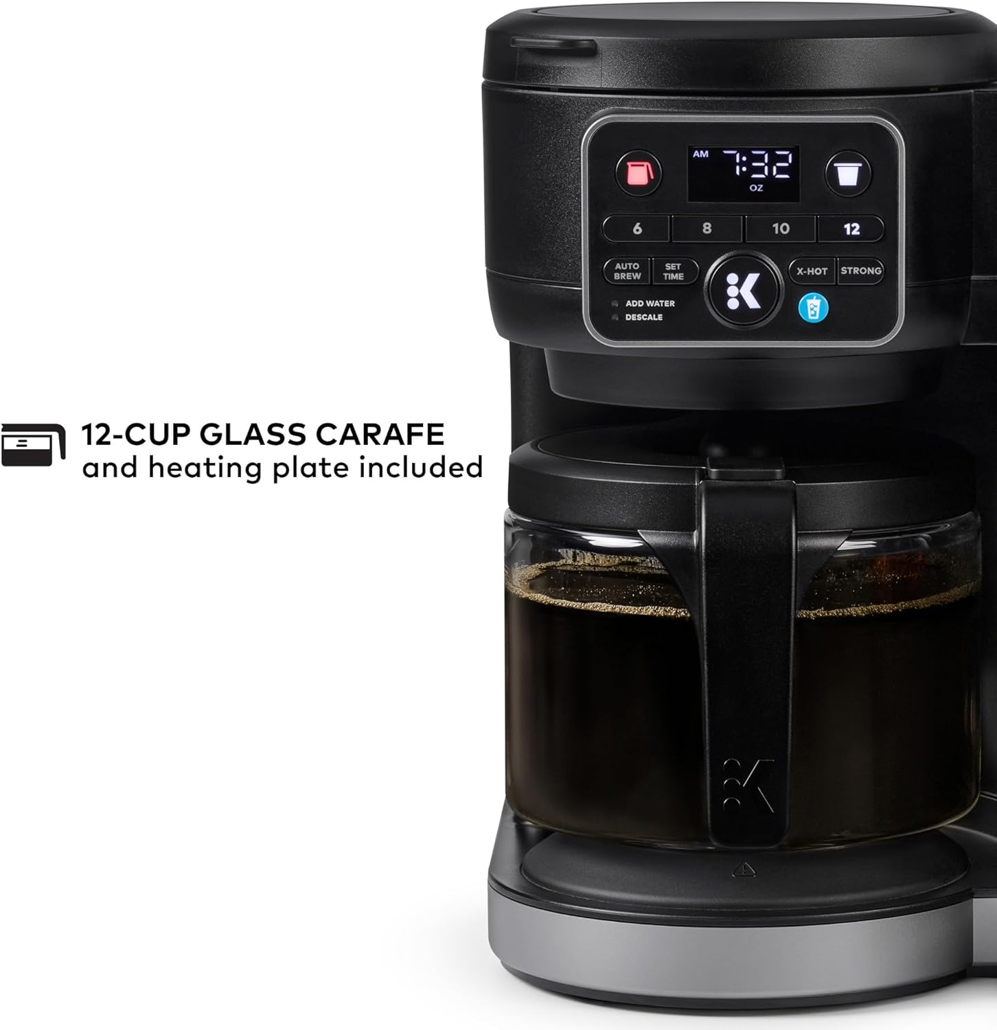 Keurig K-Duo Gen 2 Hot & Iced Coffee Maker – Single Serve & 12-Cup Carafe Brewer with MultiStream Technology, 72oz Reservoir, Programmable Auto Brew, Black - Image 6