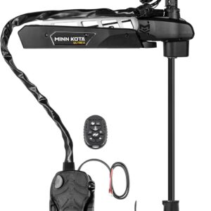 Minn Kota 1368900 Ultrex Quest 90/115 lb Thrust Brushless Bow-Mount Trolling Motor with Dual Spectrum CHIRP Sonar, Micro Remote, 45″ Shaft, Freshwater