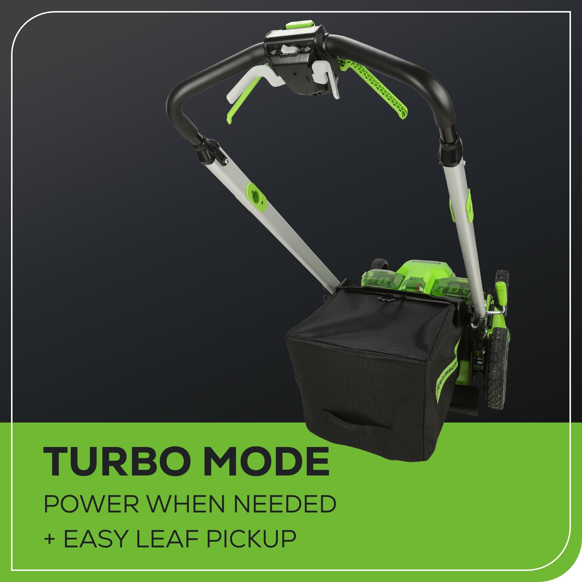 Greenworks 60V Brushless Cordless Push Lawn Mower – 17″ (43 cm) Deck, 4.0 Ah Battery & 3 A Rapid Charger, 40 Min Runtime - Image 40