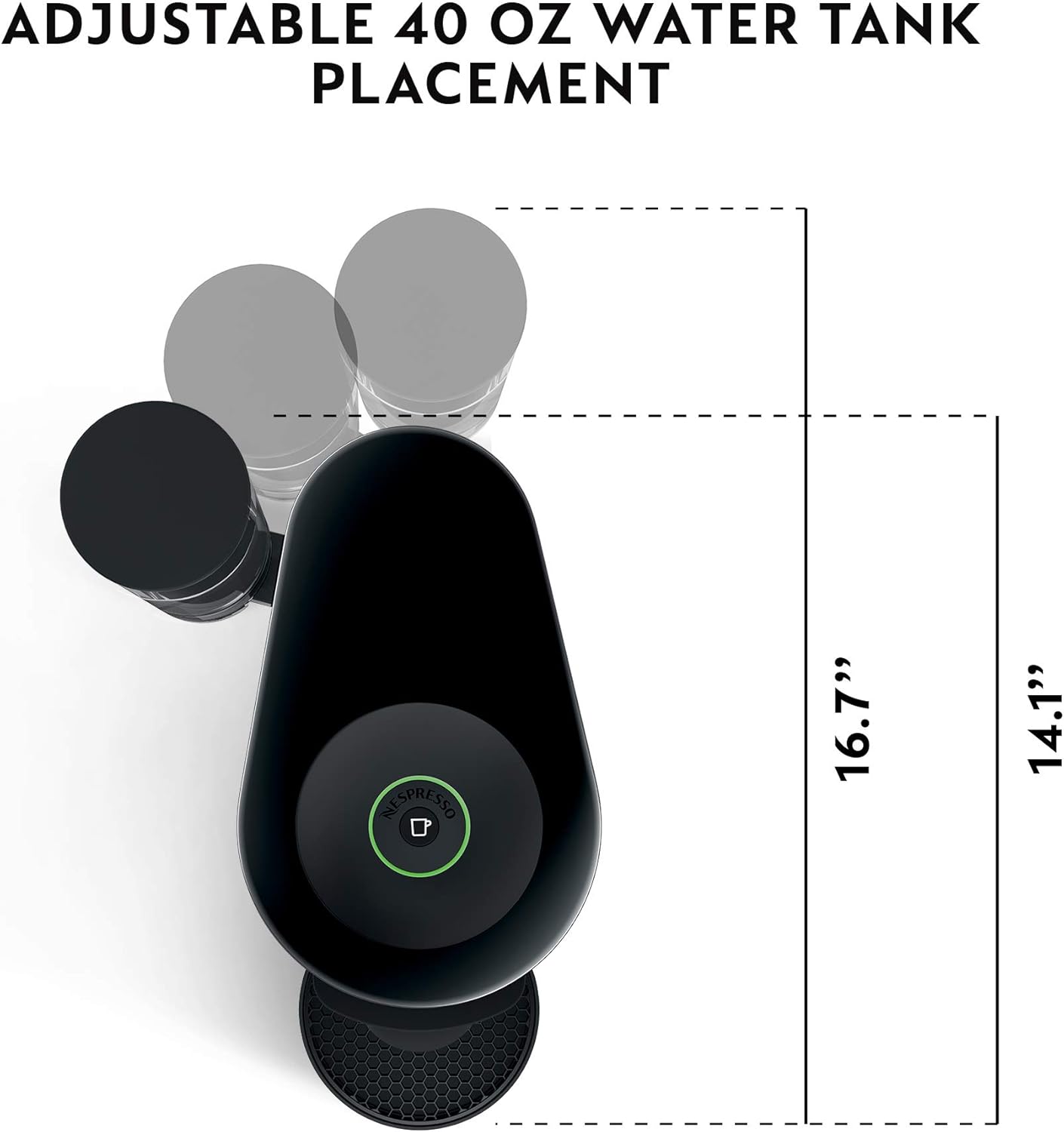 Nespresso VertuoPlus Coffee & Espresso Maker by De'Longhi – Grey | 4 Brew Sizes, 1.18L Removable Tank, Centrifusion Technology - Image 69