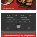 Instant Pot VersaZone Dual Air Fryer 8.5L – Double Basket with Divider, 8-in-1 Smart Cooking, Energy Saving, Easy Clean, Black Stainless Steel photo review