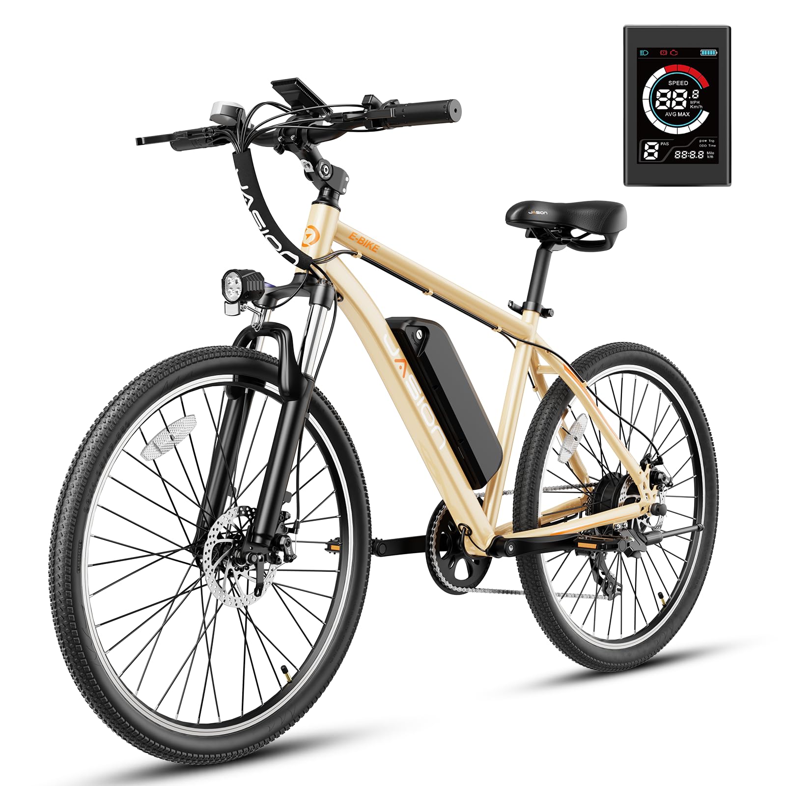 Jasion EB5 26″ / 66 cm Electric Bike – 350 W Motor, Removable 36 V Battery, 40 mi / 64 km Range - Image 4