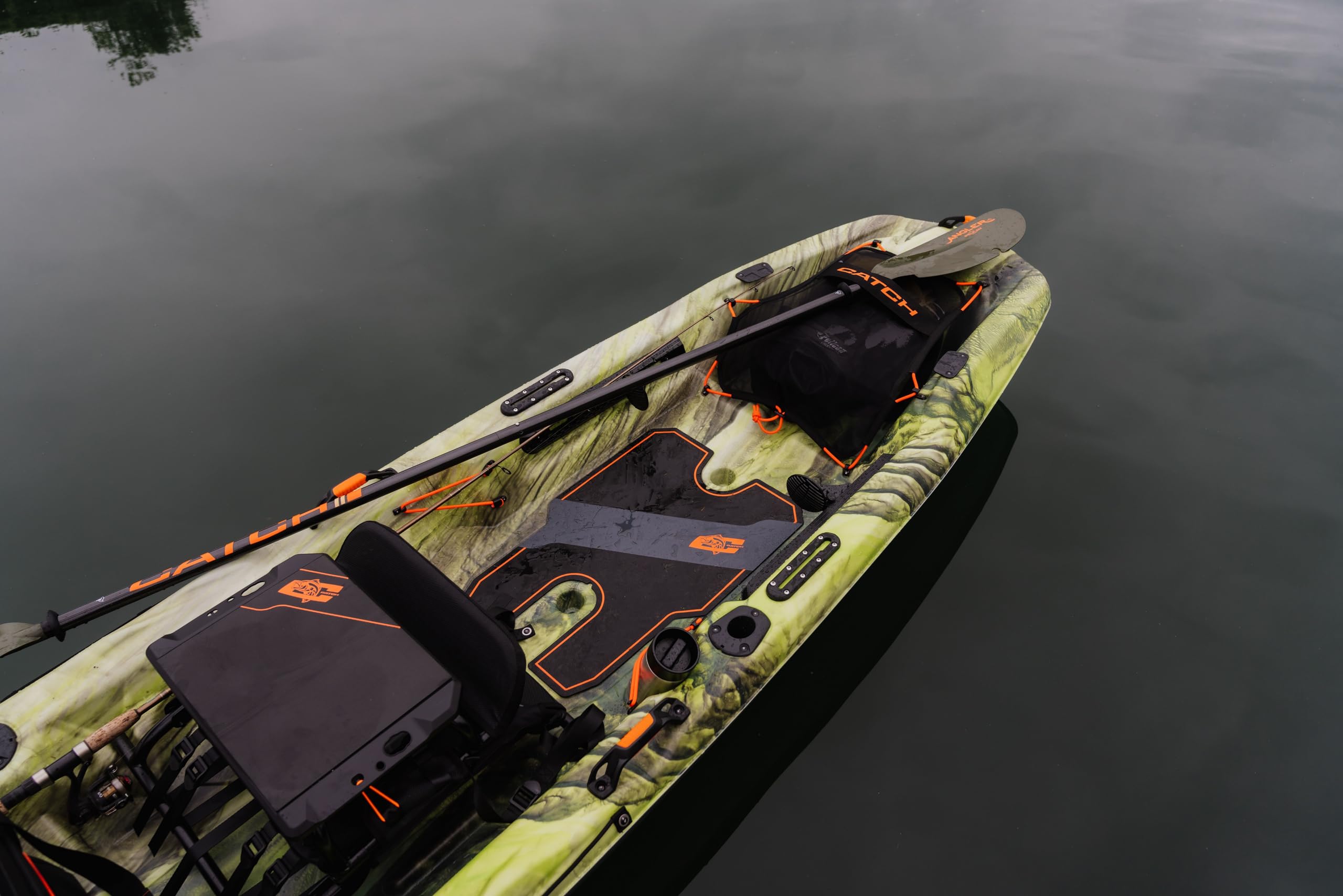 Pelican Catch Mode 110 Premium Angler Kayak – 10 ft 8 in Sit-On-Top with ERGOBOOST™ Seat & Tunnel Hull (Granite) - Image 15