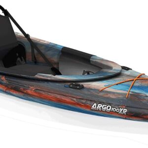 Pelican Argo 100XR 10′ Sit-In Recreational Kayak – Lightweight HDPE Kayak with ERGOCOAST™ Seating & Quick-Lock Hatch (Cosmos)