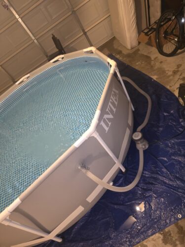 Intex 26701EH Prism Frame 10ft (3.05m) x 30in (76cm) Above Ground Pool Set – 1,185 Gallon (4,486L) Capacity with Filter Pump – Rust & Puncture Resistant, Quick Setup photo review