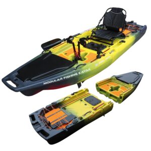 Rocket Modular Fishing Kayak – 9.8 ft Sit-On-Top, Fin & Propeller Drive, 495 lb Capacity, Lightweight & Portable