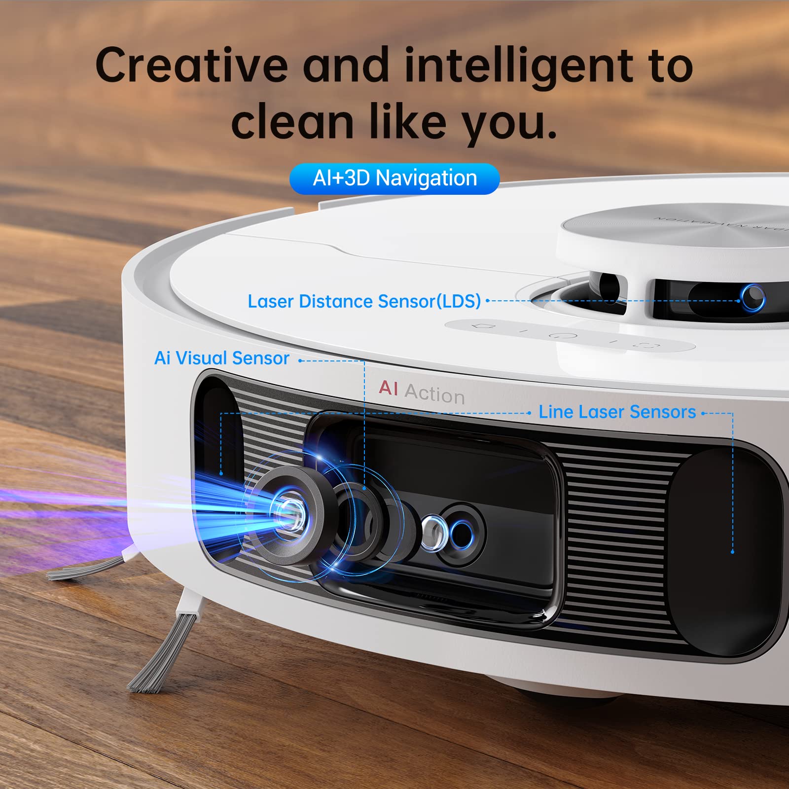 Dreame L10s Ultra Gen 2 Robot Vacuum and Mop – 10,000Pa Suction, Smart MopExtend, AI Pathfinding, Auto-Cleaning & Drying, Self-Empty Base, Pet & Carpet Optimized - Image 4
