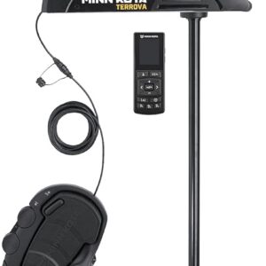 Minn Kota 1358385 Terrova 80 lb Thrust Bow-Mount Trolling Motor with Spot-Lock®, MEGA Down Imaging®, Wireless Remote, 45″ Shaft, Freshwater
