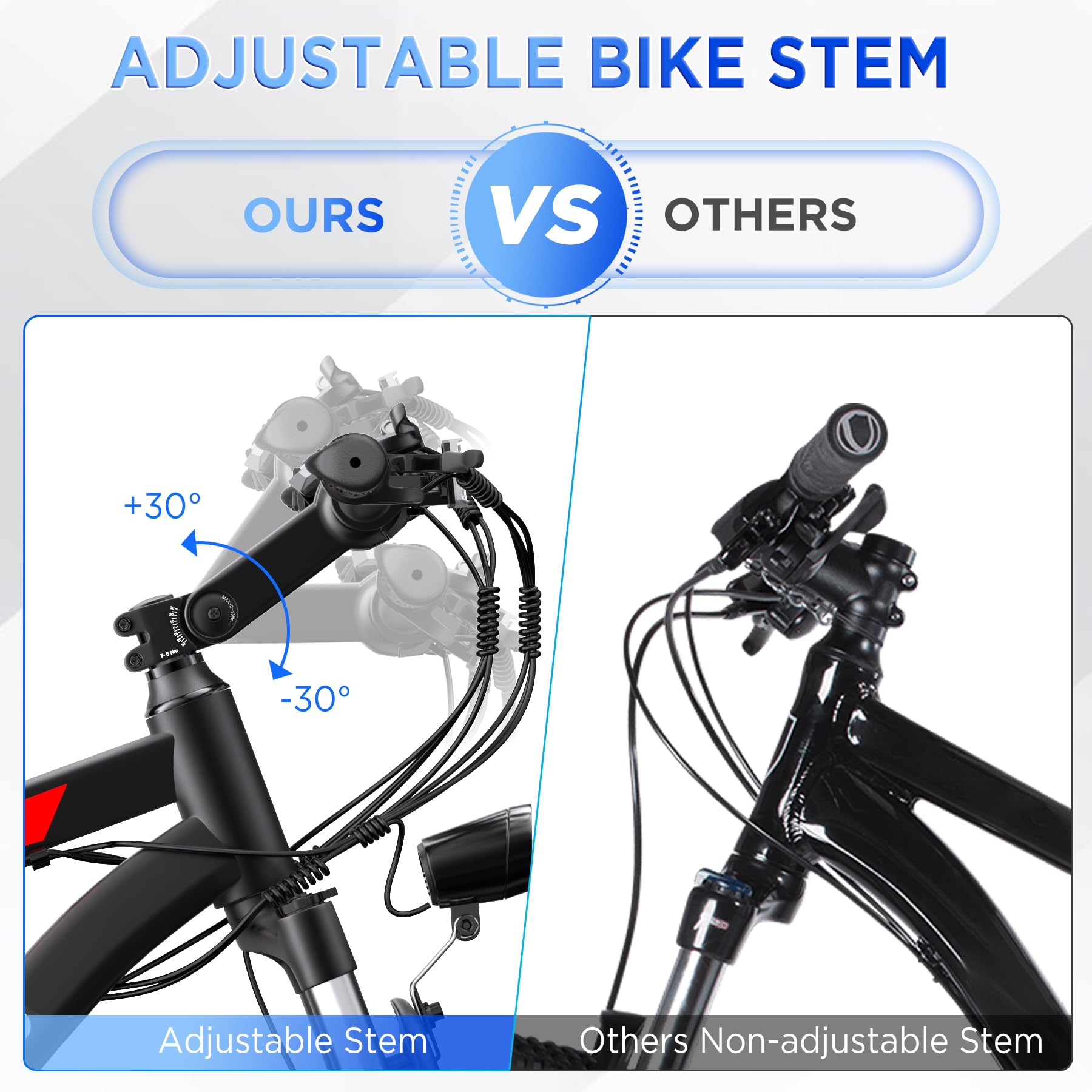 Funhang EB-M1 26″ Electric Mountain Bike – 500 W (1 000 W peak) motor, 48 V 374 Wh removable battery, 35 km h⁻¹ top-speed, up to 80 km range - Image 7