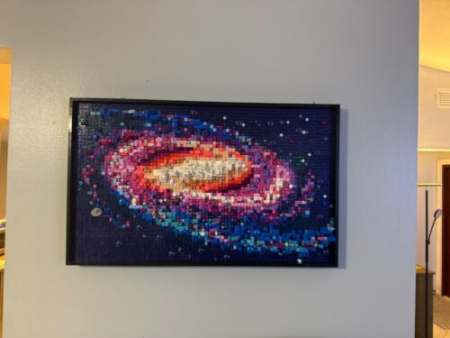 LEGO Art The Milky Way Galaxy 31212 – Space-Themed 3D Wall Art Building Set for Adults, 5-Panel Astronomy Display with Famous Celestial Features, 3,091 Pieces – Creative Gift for Space Lovers photo review