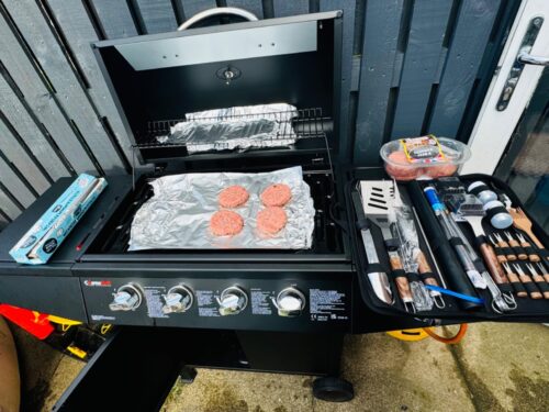 CosmoGrill Original 4+1 Gas Burner BBQ Grill with Side Burner, Warming Rack & Storage - Outdoor Garden Barbecue with Temperature Gauge photo review