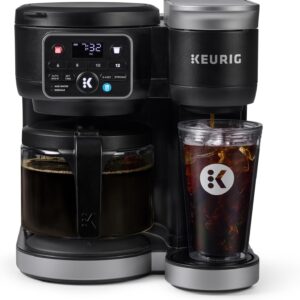 Keurig K-Duo Gen 2 Hot & Iced Coffee Maker – Single Serve & 12-Cup Carafe Brewer with MultiStream Technology, 72oz Reservoir, Programmable Auto Brew, Black
