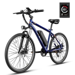 Jasion EB5 26″ / 66 cm Electric Bike – 350 W Motor, Removable 36 V Battery, 40 mi / 64 km Range