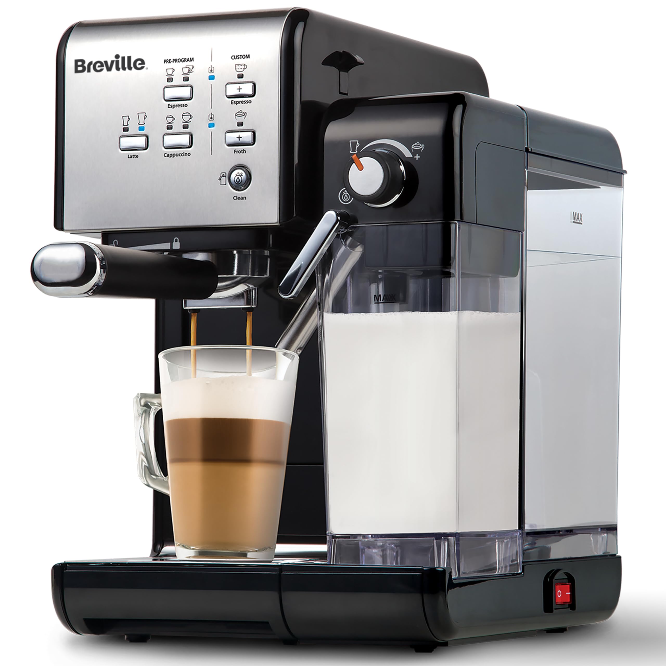 Breville One-Touch CoffeeHouse Espresso, Cappuccino & Latte Maker – VCF107 - Image 2