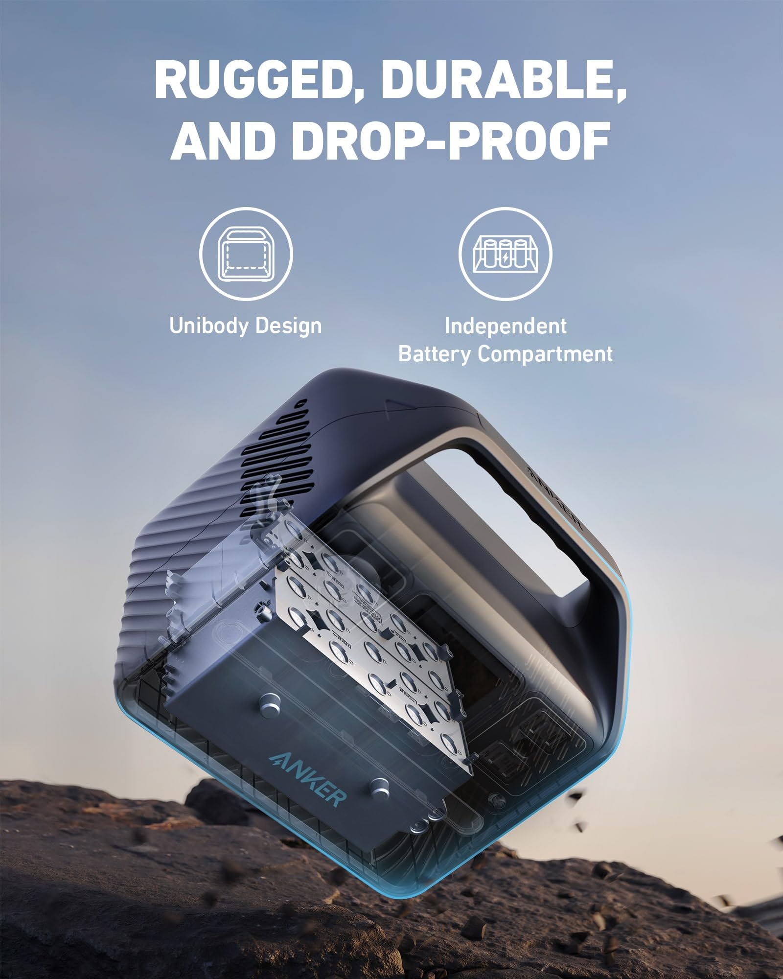 Anker 521 Portable Power Station 256Wh – LiFePO4 Battery | 300W AC Output (600W Surge) | 60W USB-C PD, 6 Ports, Solar-Compatible PowerHouse for Camping, Emergency, Travel & Outdoor Use - Image 3