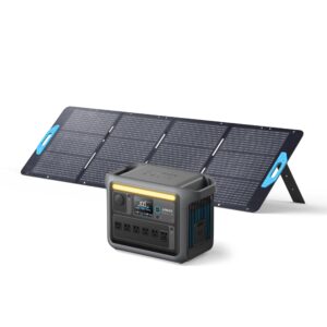 Anker SOLIX C1000 1056 Wh Portable Power Station – 1800 W (2400 W Surge) Solar Generator, Full Charge in 58 Min, LiFePO4 Battery for Home Backup & Camping