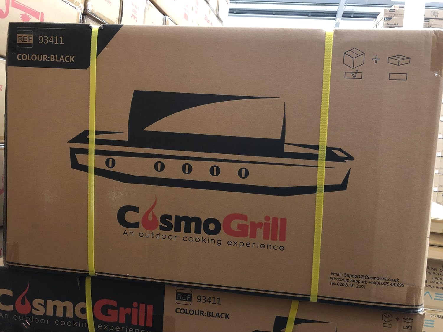 CosmoGrill Pro Deluxe 4+1 Gas Barbecue Grill – 5 Burner Outdoor BBQ with Side Burner, Warming Rack, Thermometer – Large Family Garden Grill (Model 93411) - Image 10