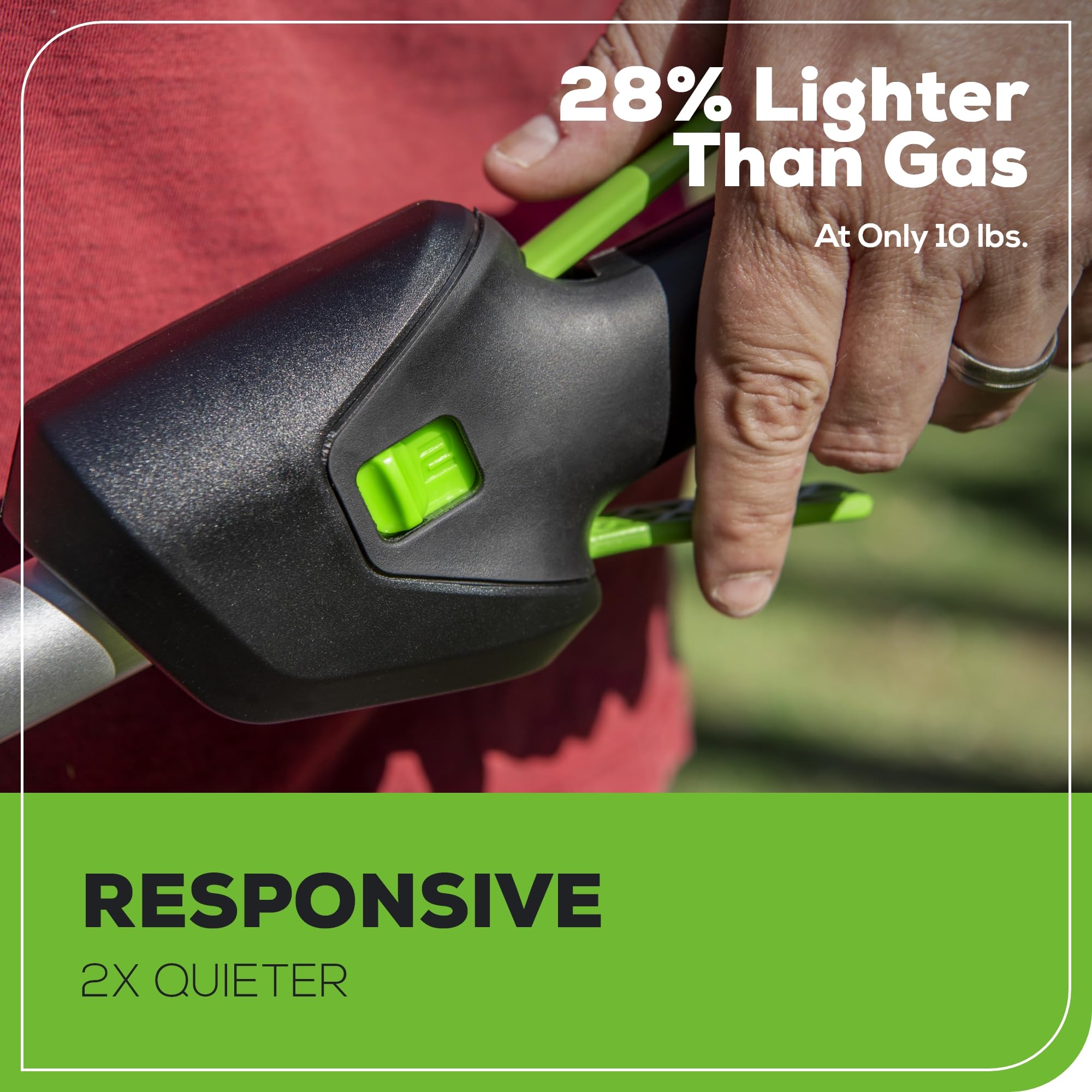 Greenworks 60V Brushless Cordless Push Lawn Mower – 17″ (43 cm) Deck, 4.0 Ah Battery & 3 A Rapid Charger, 40 Min Runtime - Image 25