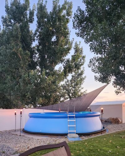 Intex 28167EH Easy Set Inflatable Pool Set – 15ft (4.57m) x 48in (122cm) Round Above Ground Pool with 1,000 GPH Pump, Ladder, Cover & Ground Cloth – 3,736 Gallon (14,141L) Capacity – 3-Ply PVC photo review