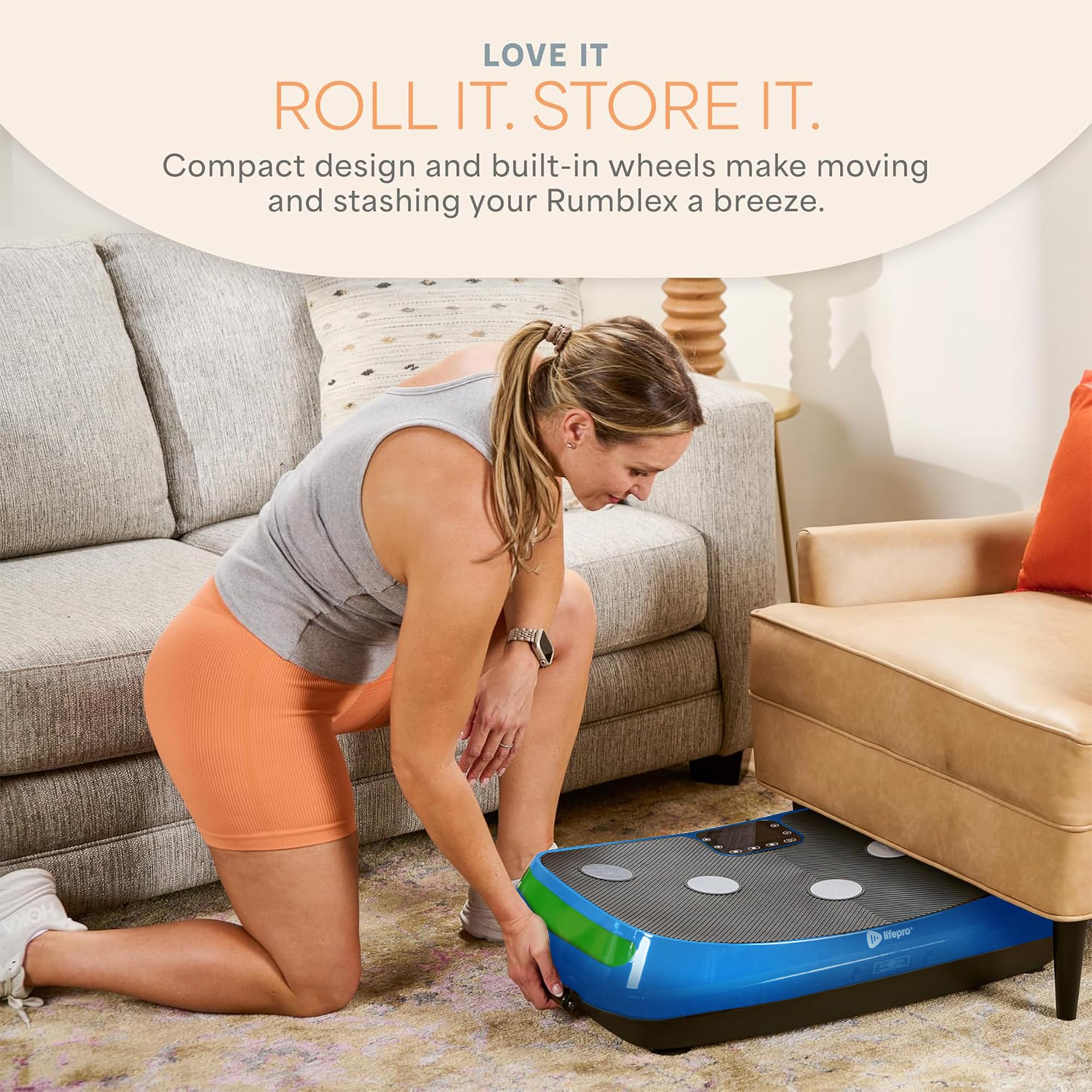 LifePro Rumblex 4D Vibration Plate – 150 kg Capacity, 4D Oscillation, Linear & Pulsation Modes for Weight Loss & Recovery - Image 14