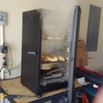 Masterbuilt 30-Inch Digital Electric Vertical Smoker – 710 Sq In Cooking Area, Side Wood Chip Loader, Digital Controls, Chrome Racks & Leg Kit – Model MB20070421, Black photo review