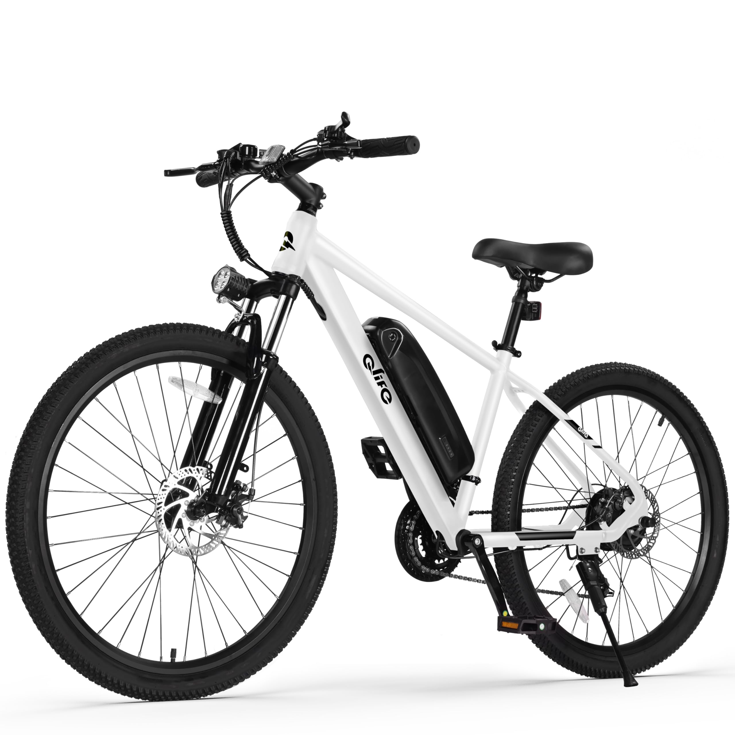 Racer Electric Bike for Adults - 21-Speed Mountain Lightweight Ebike with Peak 750W 22MPH Brushless Motor, 375Wh Removable Battery, 26X2.1 Tire Step Over E-MTB, Up to 40 Miles - Image 5