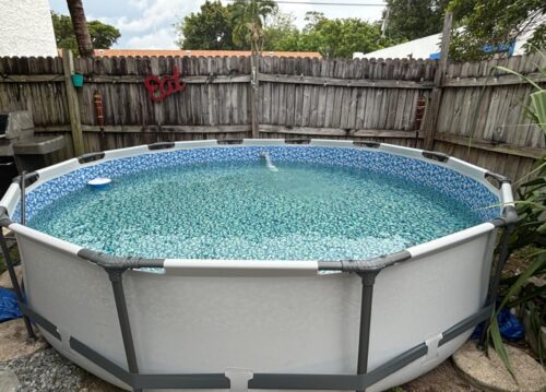 Bestway Steel Pro MAX 12ft (3.66m) x 30in (76cm) Round Above Ground Swimming Pool Set with Filter Pump – 6,473L Capacity – Durable Metal Frame Family Outdoor Pool – Gray photo review