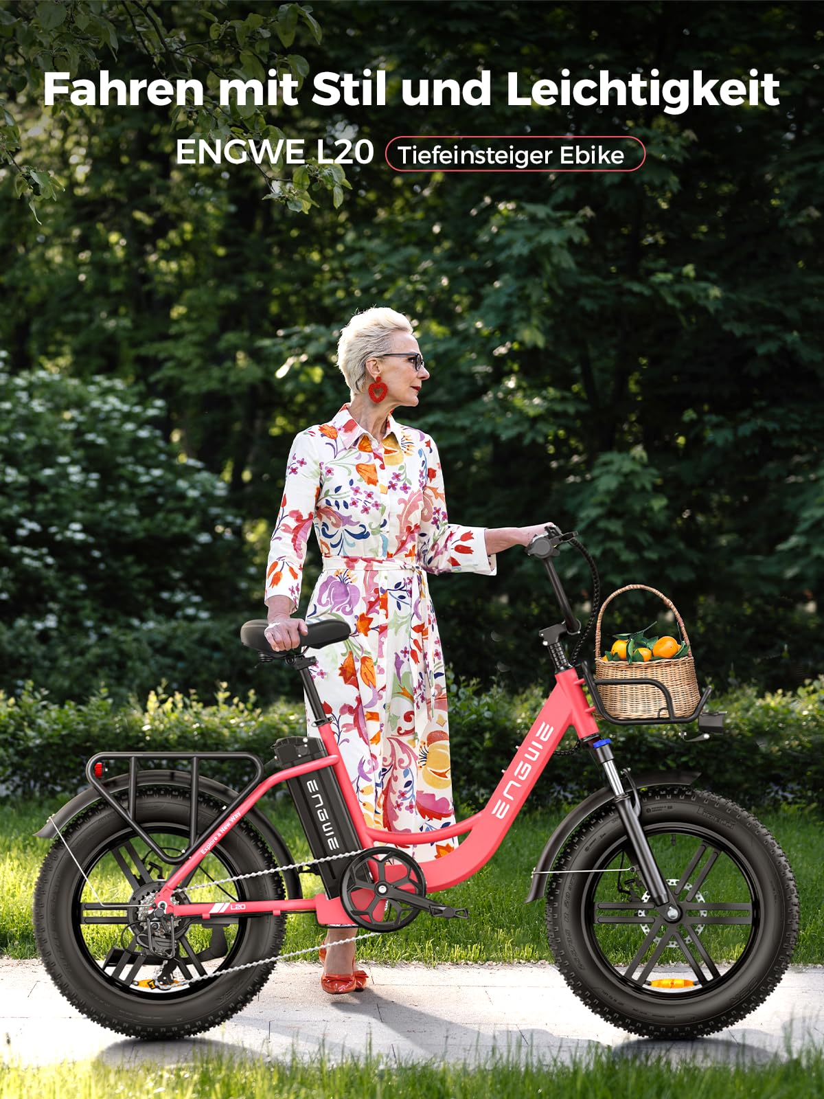 ENGWE L20 BOOST 20″ / 508 mm Fat-Tyre E-Bike – 250 W Motor, 48 V 13 Ah Battery, 75 Nm Torque, 150 km / 93 mi Range - Image 24