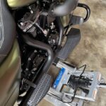 OTC 1545 Ultra Low Profile Motorcycle & ATV Lift – 1,500 lb (680 kg) Capacity, 3.5" Min Height, 17" Skids, Foot Pedal & Tie-Down Straps photo review