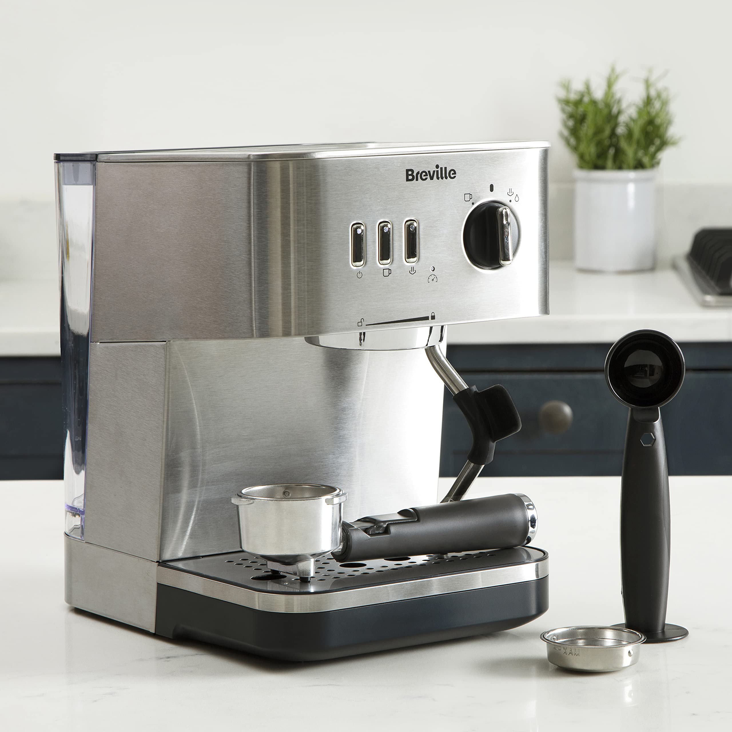 Breville Barista Max Espresso Machine – Integrated Bean Grinder, Milk Frother, 15 Bar Pump, 2.8L Tank, Stainless Steel Espresso, Latte & Cappuccino Maker - Image 36