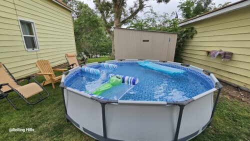 Bestway Steel Pro MAX 12ft (3.66m) x 30in (76cm) Round Above Ground Swimming Pool Set with Filter Pump – 6,473L Capacity – Durable Metal Frame Family Outdoor Pool – Gray photo review