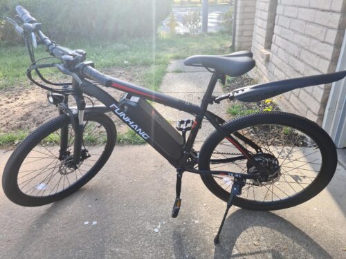 Funhang EB-M1 26″ Electric Mountain Bike – 500 W (1 000 W peak) motor, 48 V 374 Wh removable battery, 35 km h⁻¹ top-speed, up to 80 km range photo review