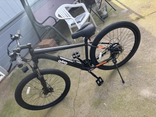 Racer Electric Bike for Adults - 21-Speed Mountain Lightweight Ebike with Peak 750W 22MPH Brushless Motor, 375Wh Removable Battery, 26X2.1 Tire Step Over E-MTB, Up to 40 Miles photo review