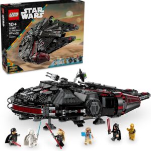 LEGO Star Wars The Dark Falcon 75389 Buildable Starship Set, Millennium Falcon Alternative with 6 Unique Minifigures, Collectible Toy Gift for Kids Aged 10+ and Star Wars Fans