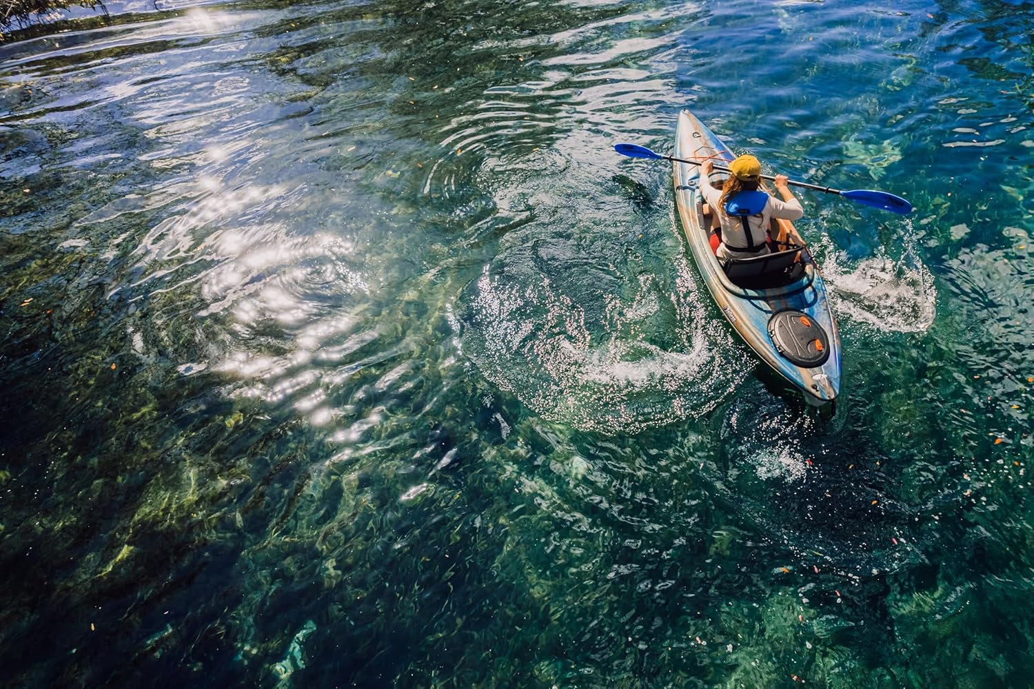 Pelican Argo 100XR 10′ Sit-In Recreational Kayak – Lightweight HDPE Kayak with ERGOCOAST™ Seating & Quick-Lock Hatch (Cosmos) - Image 4